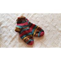 Socken für Kinder aus hochwertiger Wolle handgestrickt Bild 1