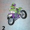Handtuch Motiv Motorcross Motorrad Bild 4