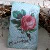 3 schöne Postkarten, Grußkarten, Deko-Karten als Set mit romantischen Vintage Rosen. Bild 2