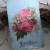 3 schöne Postkarten, Grußkarten, Deko-Karten als Set mit romantischen Vintage Rosen. Bild 4
