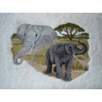 Handtuch Motiv Elefant Bild 1