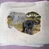 Handtuch Motiv Elefant Bild 2