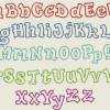 Stickdatei  Buchstaben 8cm ABC, Schrift  Applikation, Zahlen,   Set 236 Bild 2