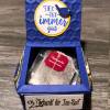 Herzlichen Glückwunsch: Flache Diamantbox mit Klappdeckel - Teegeschenk - Geldgeschenk für Teeliebhaberin Bild 3