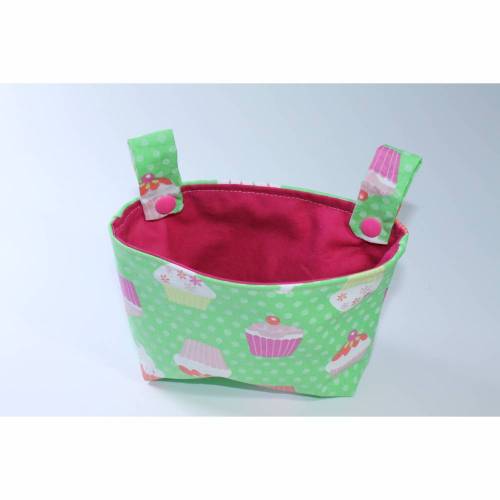 ♥ Lenkertasche für Laufrad oder Kinderrad "Cupcake grün" ♥