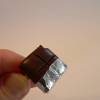 Ring Schokolade aus Fimo handmodelliert Fingerring aus Polymer Clay Bild 2