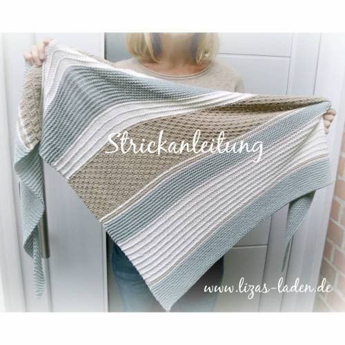 Strickanleitung Lizas Tuch Strandnebel