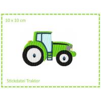 Stickdatei 10x10cm Traktor Füllstich