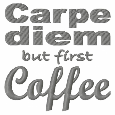 Stickdatei Carpe Diem