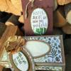 Box mit ovalem Schiebedeckel für Taschentücher + TeegeschenkTüte  „Hoffe, es geht dir bald besser“ & „Tee tut immer gut“ (Beige) Bild 2
