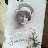 Postkarten, Grußkarten, Deko-Karten 3-er Set mit Damen Motiven im Shabby / Vintage Stil. Bild 3