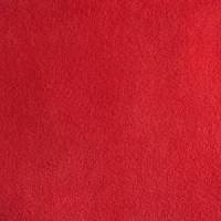 Baumwoll-Fleece Uni Rot Bild 1