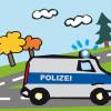 ECO Kinderbordüre: Fahrzeuge - Polizei - 18 cm Höhe Bild 5