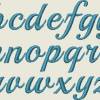 Stickdatei ca. 25mm Buchstaben Schrift, Schönschrift  Set 401 Monogramm Bild 4