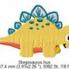 Stickdatei "Stegosaurus" 10x10 Bild 3