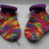 Babysocken für Neugeborene - bunt - Wolle (Merino) - Baby-Socken Bild 1