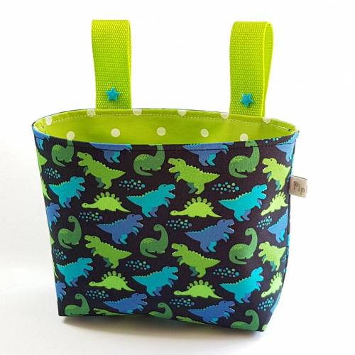Lenkertasche Dinos (innen Wachstuch)
