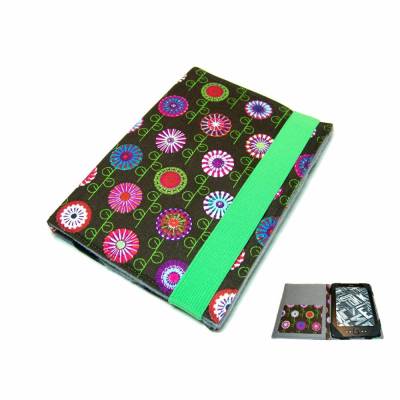 aufklappbare eBook Reader Hülle Pusteblume braun pink grün bis max. 8 Zoll, Maßanfertigung