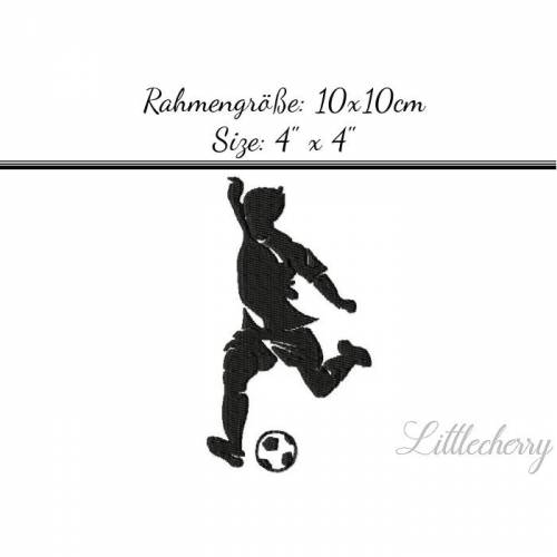 Stickdatei "Fussballer" 10x10