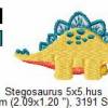Stickdatei "Stegosaurus" 5x5 Bild 3