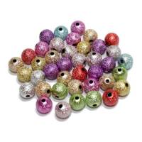 50 Stardust Beads, 8 mm, Acryl, Farbmix