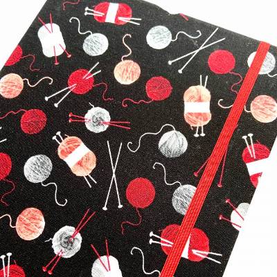 Notizbuch Projektbuch "Wool&Needles" blanko ähnlich A5