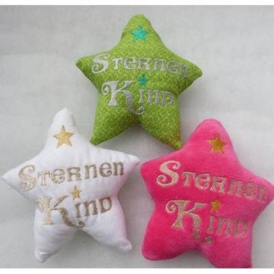 Stickdatei Sternenkinder In the Hoop Set – 7x Stern für 13x18cm 5x7