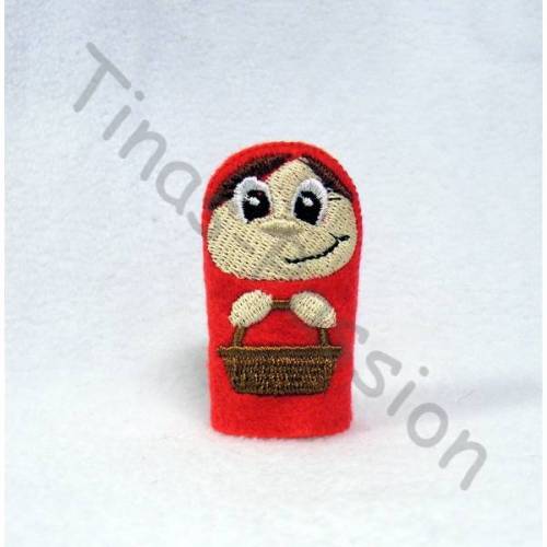 Fingerpuppe Rotkäppchen