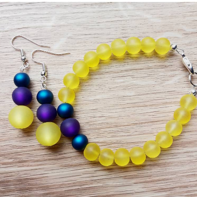 QUARKZMAN Brillenketten Für Frauen - Acryl Perlenkette Verstellbar Für Brillen & Sonnenbrillen