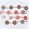 Blumengirlande gehäkelt 150 cm , Girlande mit Häkelblumen zur Dekoration Bild 2