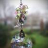 Suncatcher zarte Blüten mit Regenbogen Kristall und Edelsteinbouquet Bild 2