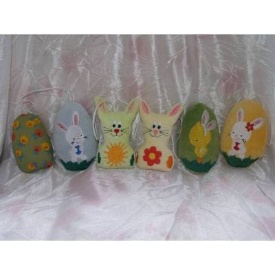 Stickdatei "Ostern " Hase / Ei in the Hoop 314 10x10cm / 4x4 " Maschinenstickerei