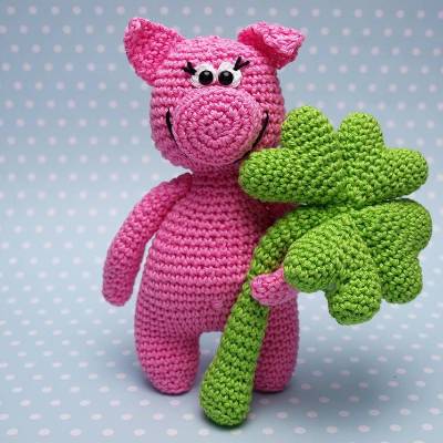 Häkelanleitung Glücksschweinchen - PDF Datei