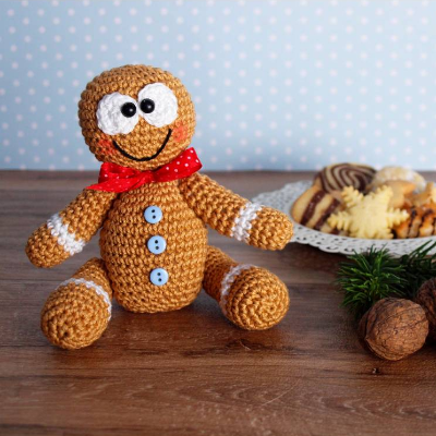 Häkelanleitung Lebkuchenmännchen - PDF Datei