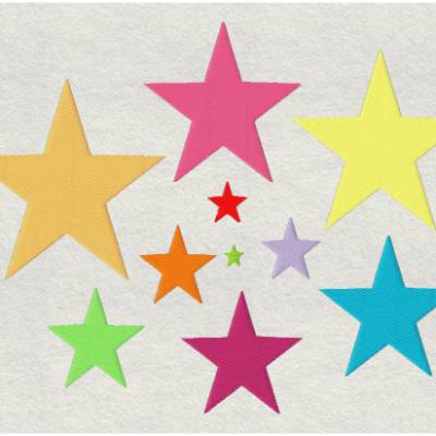 Stickdatei Sternenalarm * Sterne * Stern Star Stars Maschinenstickerei 207