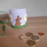 Kinder Spardose mit Hase, Geldgeschenk für Kinder Ostern Bild 1