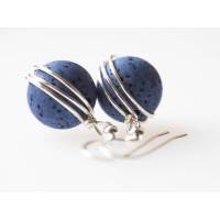 Ohrringe blau Polarisohrringe in 9 Farben 925er Silber Bild 1