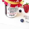 Stempel "selbstgemachte Marmelade" Etikett zum selbst beschriften, einkochen, einmachen, Verpackung, eingekocht, Geschenk, Geschenk aus der Küche, selbstgemacht Bild 3