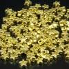 50 Sterne, Sternchen, ca. 6 mm, altgold. Bild 2