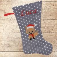 Stickdatei Tiere im Wald Weihnachten 10x10cm – Reh, Fuchs, Bär, Eule, Tannenbaum & mehr Set 265 Bild 3