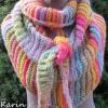 Dreiecktuch in tollen Farbverläufen Lana Grossa Wolle- Polyacryl- Mix gestrickt Bild 9
