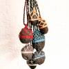 Makramee Halskette mit Lava-Kieselstein in unterschiedlichen Farben Bild 9