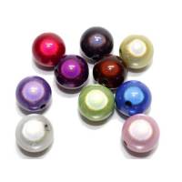 10 Miracle Beads, 14 mm, Acryl, Farbmix Bild 1