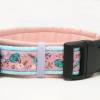 Hundehalsband »Parisian Garden pink« mit Softshell unterlegt aus der Halsbandmanufaktur von dogs & paw Bild 3