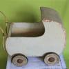 Vintage Puppenwagen aus Holz Shabby-Chic Bild 4