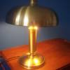 Vintage Pilzlampe Messing 60er Jahre Alco Leuchte Bild 2