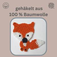Kleiner Fuchs Häkelapplikation - süßer Tier-Aufnäher, Applikation, Häkelapplikation für Kinder Bild 3