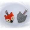 Niedlicher Fuchs Schlüsselanhänger - Taschenanhänger handgefertigt - Geschenk für Tierliebhaber Bild 4