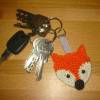Niedlicher Fuchs Schlüsselanhänger - Taschenanhänger handgefertigt - Geschenk für Tierliebhaber Bild 5