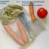 Obstbeutel, Obstnetz, Aufbewahrungs-Beutel Obst, unverpackt einkaufen nachhaltig einkaufen, ohne Plastik, Gemüsenetz Bild 3